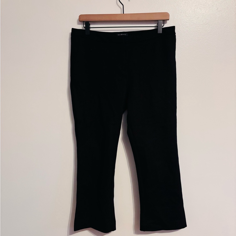 Max & Mia black cropped dress pants size medium